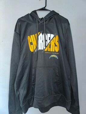 New Era Los Angeles Chargers Black NFL Team Apparel Hoodie size Xl